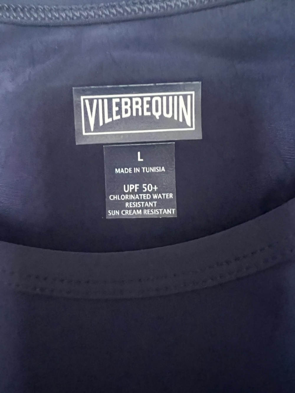 Vilebrequin Navy Men’s long sleeves rash guard - Picture 3 of 7